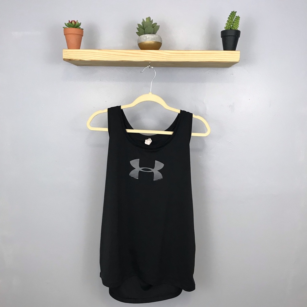 Under Armor | Black Logo Tank Top